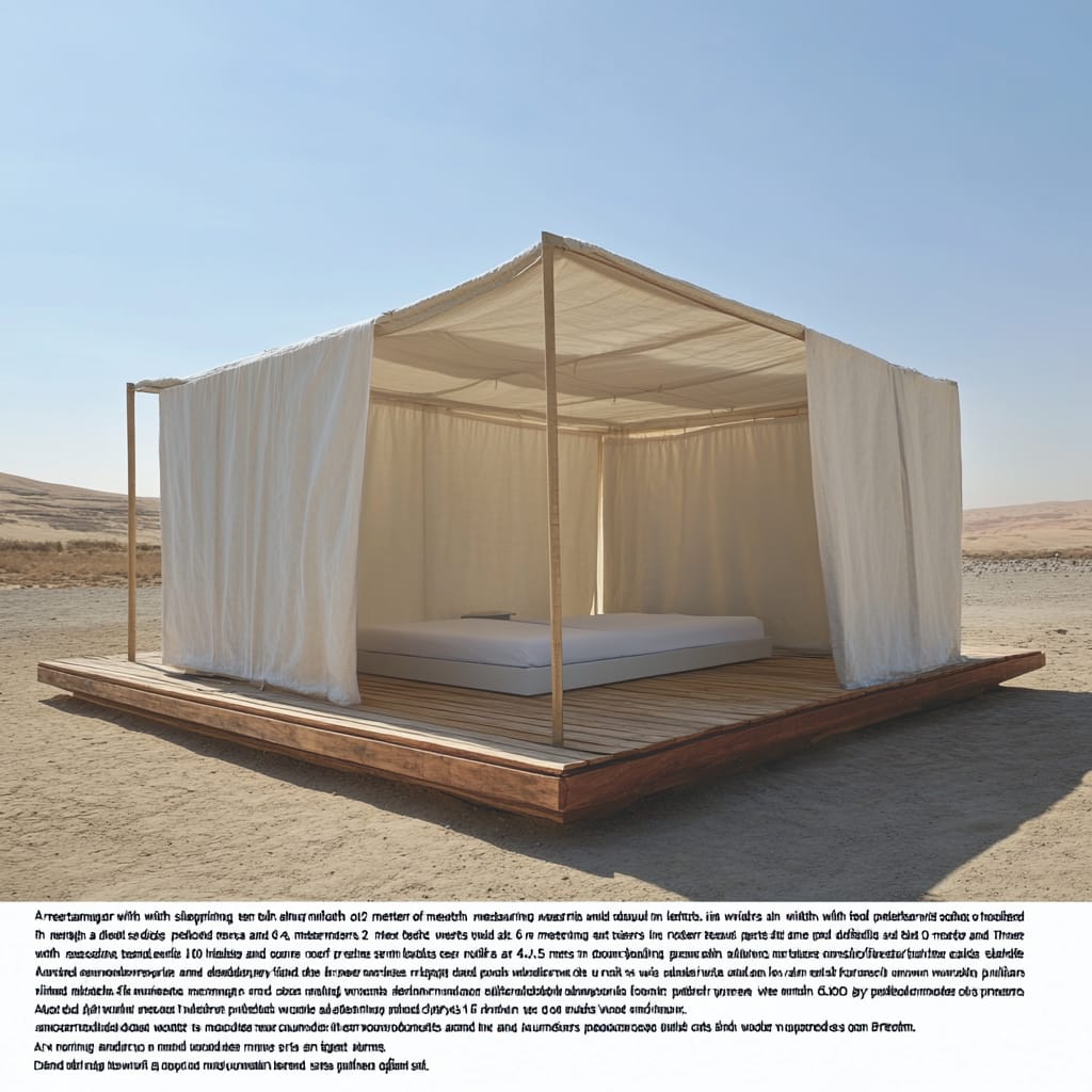 מתחם גלמפינג עם מדורה